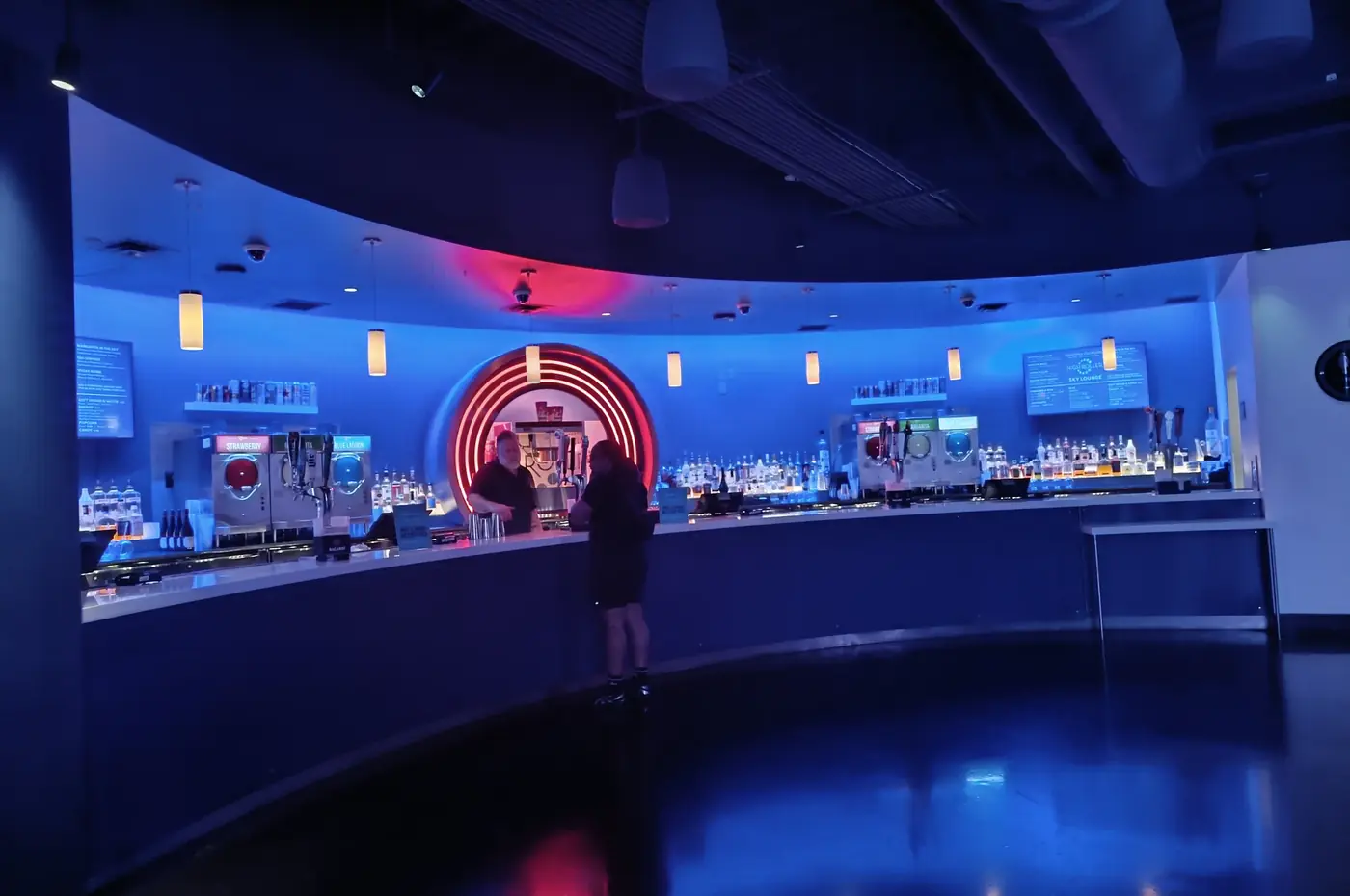 High Roller Sky Lounge bar area at The LINQ